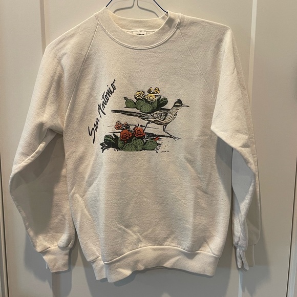 Vintage San Antonio 1986 Roadrunner Crewneck sz Med - Picture 1 of 1